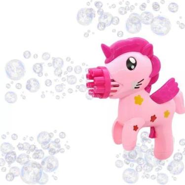 Imagem de Brinquedo Pônei unicórnio bolinha de sabão pistola - TOYS