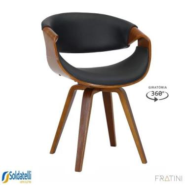 Imagem de Cadeira Giratória Munique Preta - Fratini