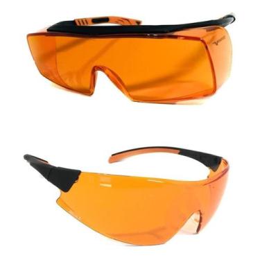 Imagem de Kit 2 Óculos De Gamer Ideal P Filtrar A Luz Azul Pc Univet - Geral