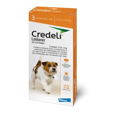 Imagem de Antipulgas Credeli 225mg Cães 5,5 a 11kg 225 mg