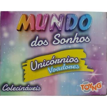 Imagem de Unicórnio de Brinquedo Coleção Mundo dos Sonhos Toyng, Azul