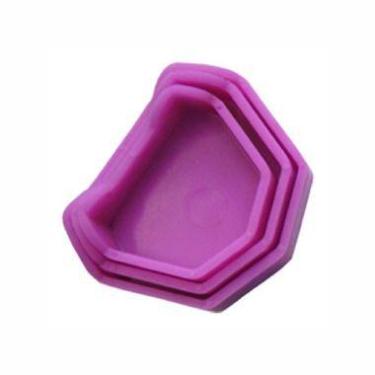 Imagem de Modelo Forma Zocalador de Silicone c/ 3 Protese Dentaria Mac Dental