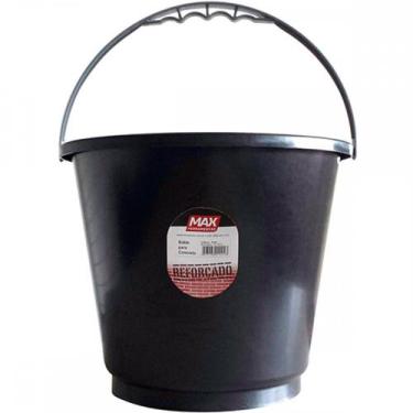 Imagem de Balde Pvc Max Preto 12L - MAX FERRAMENTAS