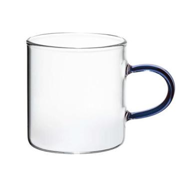 Imagem de Caneca Vidro Boro Com Alça ul 100 Ml Mimo Style Tc22124