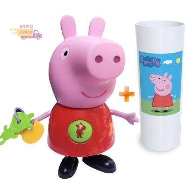 Imagem de Boneca Peppa Pig Atividades Com A Peppa Pig Brinquedo Menina e Menino 