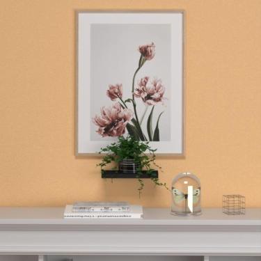 Imagem de Prateleira Unitária Moderno Mdf Suspensa Nicho Adaptável Preto - SignM