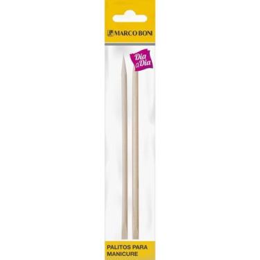 Imagem de Kit De Palitos De Madeira Para Manicure Com 2 UN Marco Boni