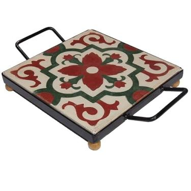 Imagem de Descanso de Panela Apoio De Mesa Ladrilho Hidráulico (A3)