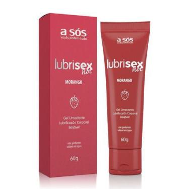Imagem de Gel Lubrificante Lubrisex Morango Hot 60g - ASOS - A Sós