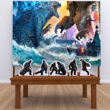 Imagem de Kit Prata Kong vs Godzila- IMPAKTO VISUAL