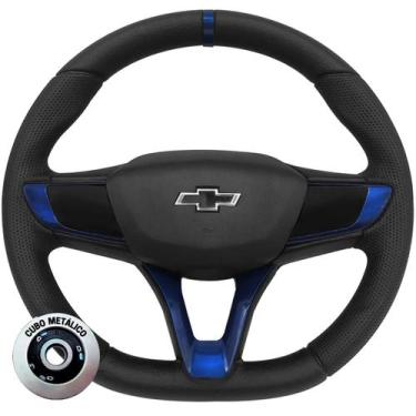 Imagem de Volante Esportivo Astra Vectra 99 até 2012 Chevrolet - Poliparts, Azul