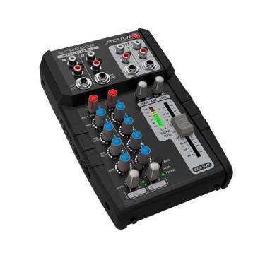 Imagem de Mesa de Som Automotivo Stetsom 12v 2 Canais Stereo Stm0602