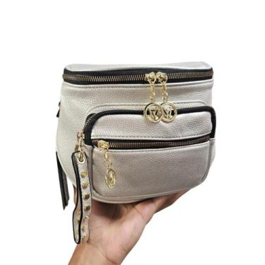 Imagem de Bolsa Pochete Feminina Transversal Preto Estilosa Moda 2024 - Alwy