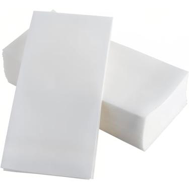 Imagem de Toalhas de papel de mão descartáveis macias de 100 unidades, guardanapos de papel descartáveis, toalhas de papel de banheiro de luxo para convidados, casamentos, banquetes, jantares, festas.
