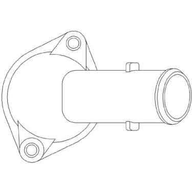Imagem de ACDelco 15-80773 GM Original Equipment Compartimento do termostato do refrigerante do motor