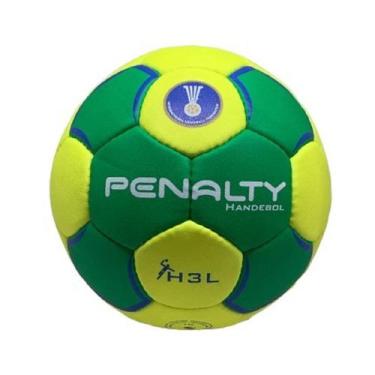 Imagem de Bola Handebol Penalty Suécia H3l Pro, Verde e amarelo