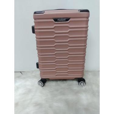 Imagem de Mala de viagem 23kg fibra expanssiva media - FRABAGS , Rosê