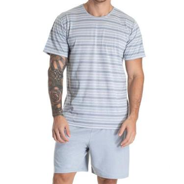 Imagem de Pijama Masculino Curto Listrado Toque Slepwear 09.02.007 - Toque Intim