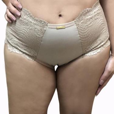 Imagem de Calcinha Plus Size Gestante e Pós Parto do 48 ao 60 em cetinete - Lind
