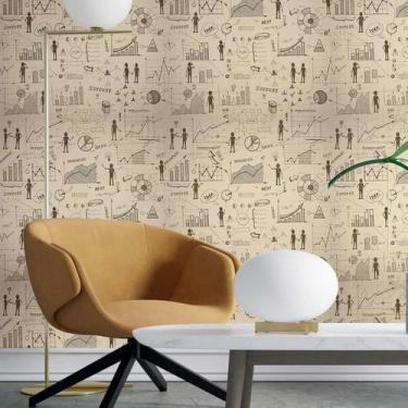 Imagem de Papel de Parede Adesivo Planos Projetos N03105 RL 0,58x3M - Adesivo BR