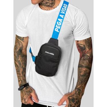 Imagem de Shoulder Bag Masculina Mini Bolsa Necessaire Basica Pega a Visão, Únic