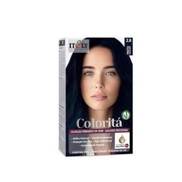 Imagem de Itely Coloração Profissional Permanente em Creme Coloritá 2.8 Preto Az