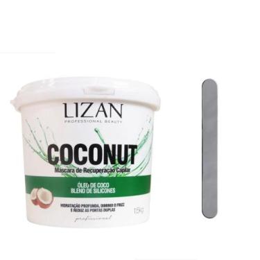 Imagem de Lizan Máscara de Recuperação Capilar Coconut 1,5kg E