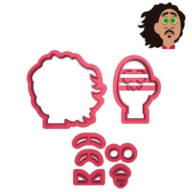 Imagem de Cortador Modular Encanto Cabeça tio Bruno Madrigal - DOCE IMPRESSO, 5,