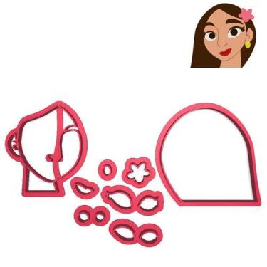 Imagem de Cortador Modular Encanto Cabeça Irmã Isabel Madrigal - DOCE IMPRESSO, 