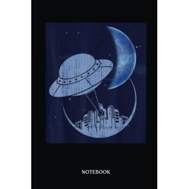 Imagem de Alien Notebook: Ufo Alien Unidentified Flying Object Extraterrestrial Ufo | Alien Journal, Lined Journal Ufo, Ufo Journal, Lined Journal Alien, Size 6 X 9", 120 Pages.