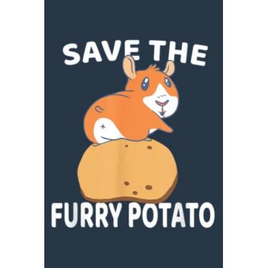 Imagem de Save The Furry Potato - Guinea Pig: Journal notebook, size 6 x 9 inches, 116 Pages