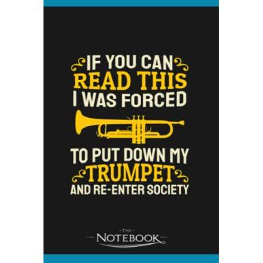 Imagem de Trumpeter Musician Jazz Music Marching Band Trumpet Notebook: Wide Ruled Lined Journal Planner, Diary, Notebook| 120 pages 6x9 inches
