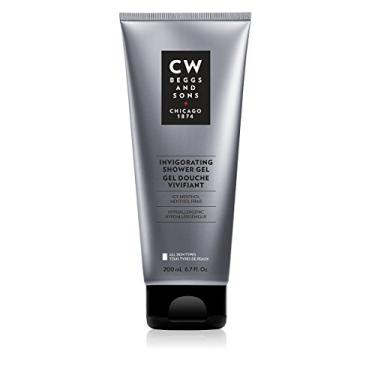 Imagem de CW Beggs and Sons Gel de banho revigorante para homens, hipoalergênico e sem fragrância, 200 ml