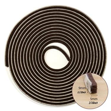 Imagem de Zhilokdor Escova de Vedação para Janelas/Portas Deslizantes, Lateral Da Moldura, Tira de Vedação Autoadesiva de Pilha, Selador de Tiras de Vedação, Rolhas de Correntes de Ar(65 Pés (65 Pés X 11/32 De