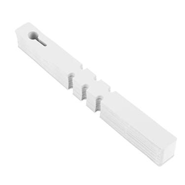 Imagem de BERçário de Plástico Decoração de Jardim Etiquetas de Estaca Etiquetas de Plantas Ornamento de Gramado Pendurado Sinal de Marcador de Flor para Identificação de Sementes (Branco)