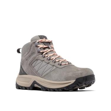 Imagem de Columbia Tênis feminino de camurça transversal para caminhada, Stratus/rosa blush, 9 Wide