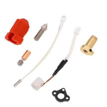 Imagem de Kit Hotend Ender 3 V3KE Com Bloco de Aquecimento de Cerâmica, Bocal de Cobre Banhado a Furo único Com Quebra de Calor de Metal de 60 W de Potência para Filamentos de Alta