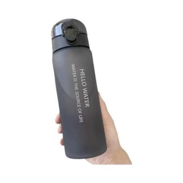 Imagem de Garrafa de Água Transparente Fosca 780ml - Ideal para Esportes e Escol