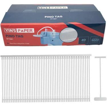 Imagem de Pino Tag 40mm Para Fixação De Etiquetas Tag Pin 5000 Unidades Yins Pap