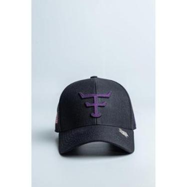 Imagem de Bone Texas Farm - New Texas - Tf987 - Preto/ Roxo Único-Unissex