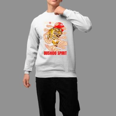 Imagem de Moletom Gola Careca Basico Masculino Moda De Rua Inverno Blusa De Frio