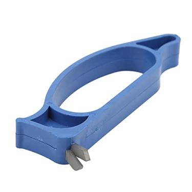 Imagem de Auxilador de Trado de Gelo, Portátil Ice Trocadilho de Lâmina Ferramenta de Pesca de Gelo de Inverno Com Protetor de Dedos para Entusiastas da Pesca