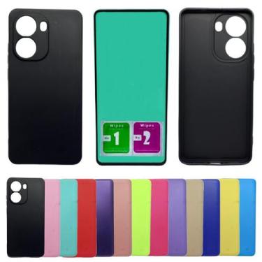 Imagem de Capa Aveludada Para Poco X7 Pro 5g + Pelicula Ceramica - Mustangshop, 