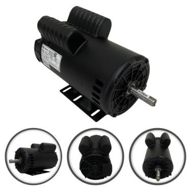 Imagem de Motor Elétrico Monofásico 2CV Baixa Rotação Indução 4P Lavadora Betone