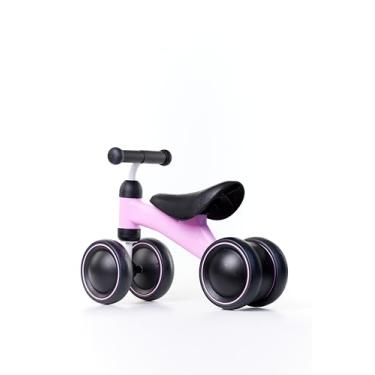 Imagem de Bicicleta de Equilíbrio Infantil, 3 Rodas, Rosa e Preto, Primeira Bike para Bebês (Rosa)
