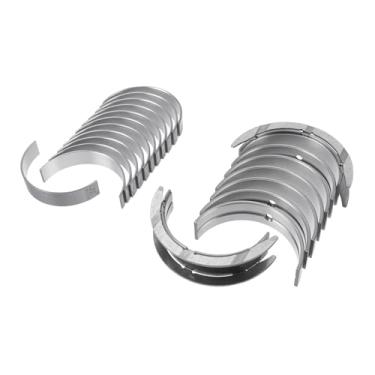 Imagem de ACROPIX Kit de rolamento principal e biela Nº 506337AA/606211AA para Land Rover Discovey Lr3 2004-2009 Rolamento da haste do virabrequim do motor metal prateado 20 peças