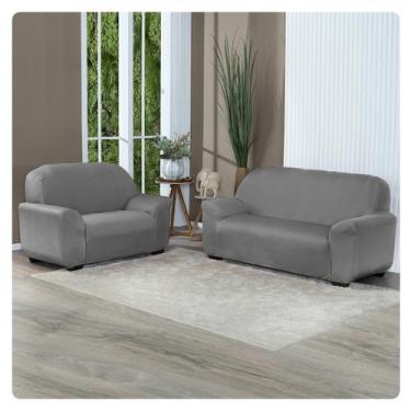 Imagem de Capa De Sofa Lisa 2 E 3 Lugares Malha Gel Cores Variadas - LENHARO ENX