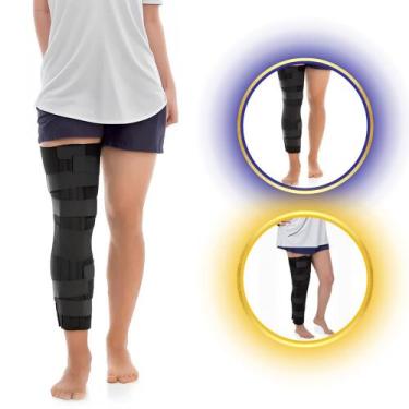 Imagem de Ortese Imobilizador De Joelho Bilateral - MD Ortopédico, ESTREITO 60CM