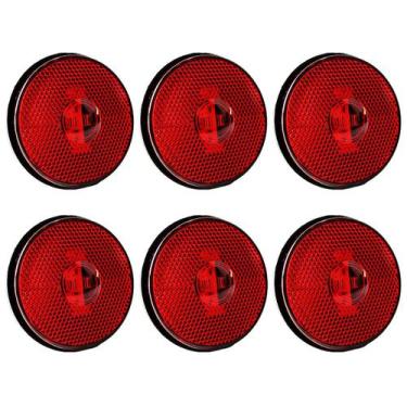 Imagem de 6 Lanterna Lateral Caminhão Carreta Baú Randon LED BIVOLT VM - Prime