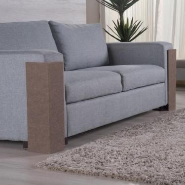 Imagem de Kit Arranhador Gato Protetor de Sofá 2 Pçs Bege Resistente - Charme do